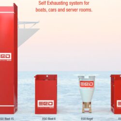 EGO Blast series fire suppression for large spaces (21-529 ft³)
